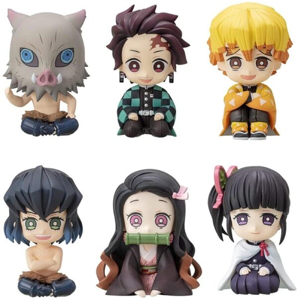Revolve - Osuwari Mascot Trading Figure Demon Slayer Kimetsu no Yaiba Blind Box (Assorted)