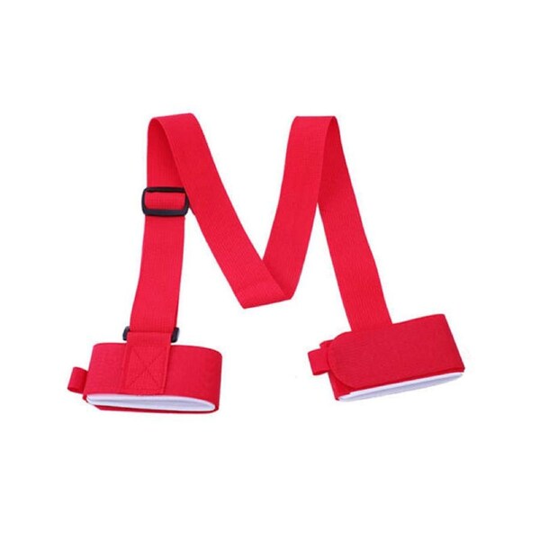 Nevenka Skiing Pole Lash Straps Protecting Ski Handle Carry Straps-Red