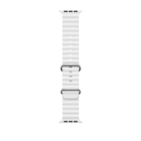 Nevenka Sport Ocean Bands Compatible with Apple Watch 8 Ultra-White