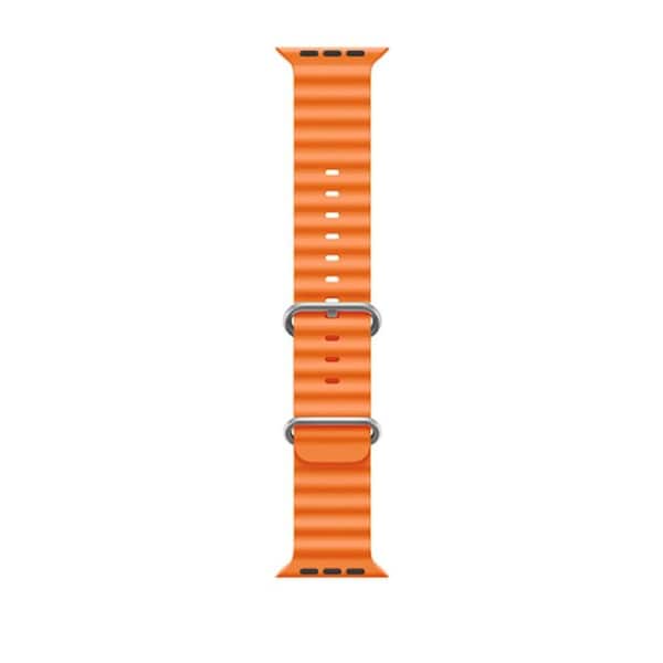 Nevenka Sport Ocean Bands Compatible with Apple Watch 8 Ultra-Orange