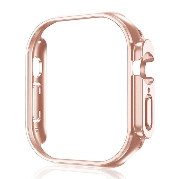 Nevenka PC Protective Frame for Apple Watch 8 Ultra-RoseGold