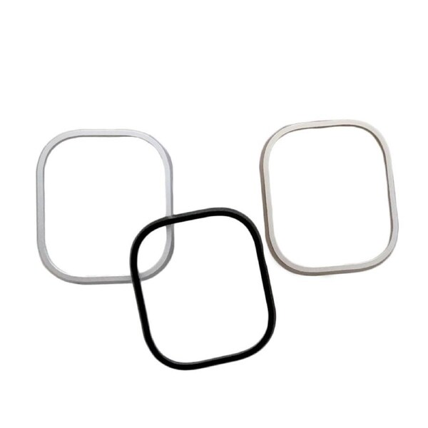 Nevenka 3 Pcs Apple Watch Protective Frame Case Aluminum Alloy for iWatch S8 Ultra-A