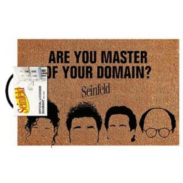 Seinfeld - Master Of Your Domain Welcome Man Cave Door Mat