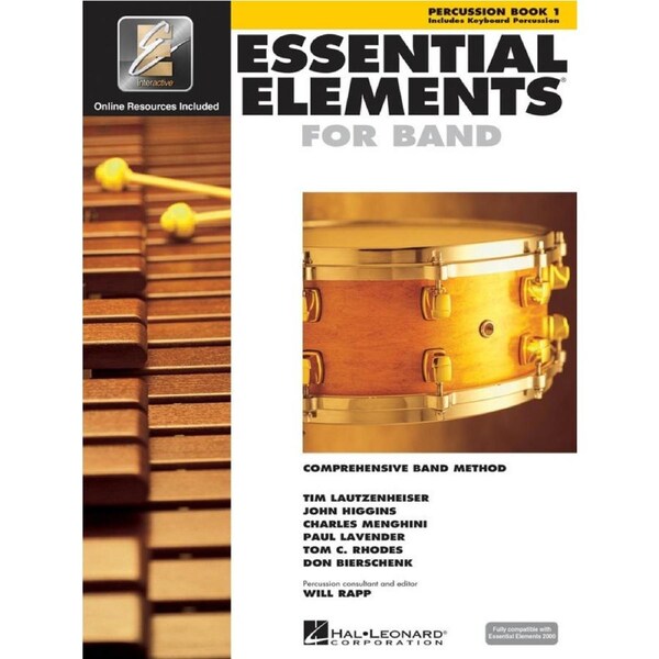Essential Elements For Band Bk 1 Percussion Eei