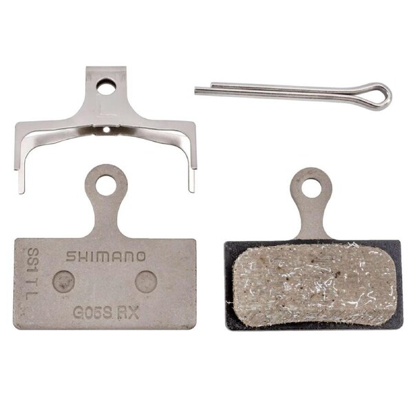 Shimano XTR Deore XT SLX ALFINE G05S-RX Mountain Road Bike Bicycle Resin Disc Brake Pads and Spring - Pack of 1 Pair