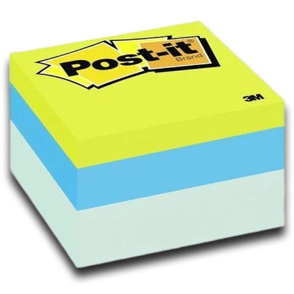 Post-It Notes Cube Blue Wave 76 x 76mm