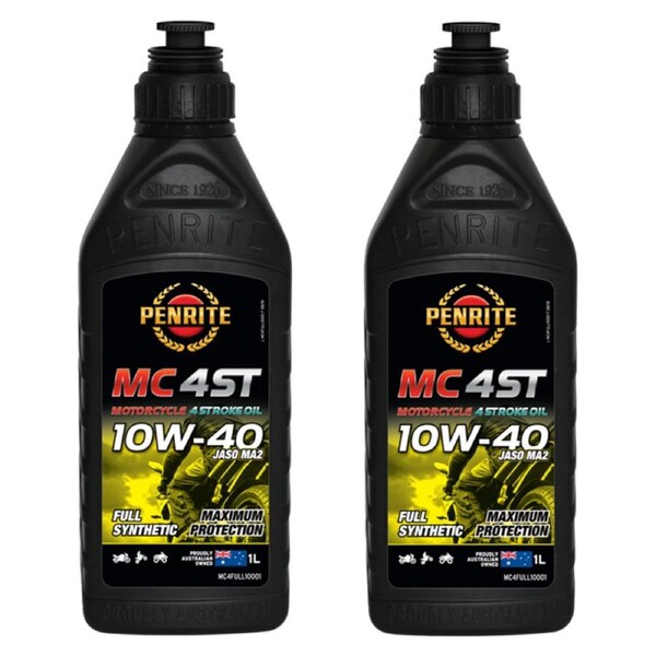 Penrite MC-4ST 10W-40 Full Synthetic 1L -MC4FULL10001 - Twin Pack