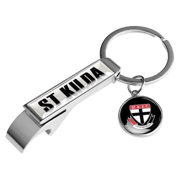 AFL Bottle Opener Key Ring - St Kilda Saints - Metal Keyring