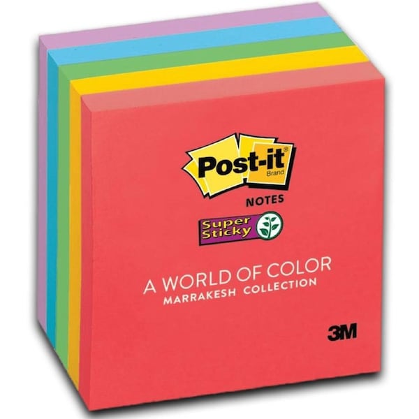 Post-It Super Sticky Notes Marrakesh 76 x 76mm 5-Pack