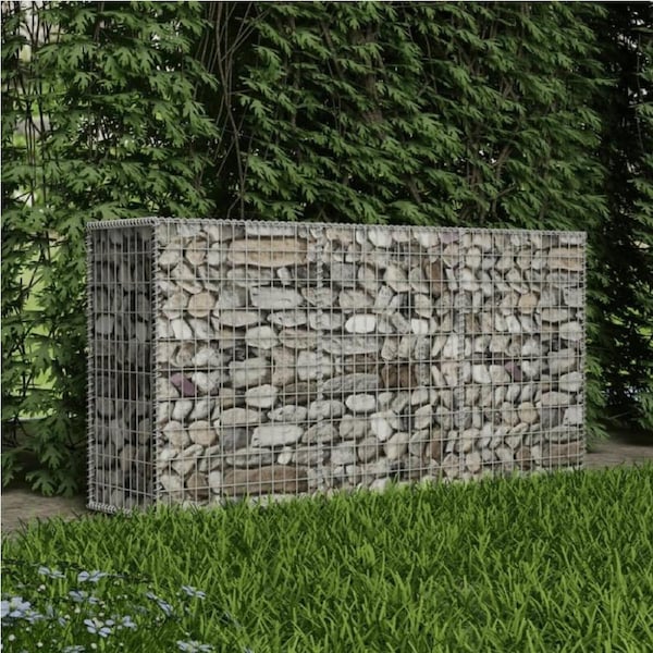 Garden Retaining Wall Fence Steel Gabion Basket Outdoor Landscape Stone Barrier