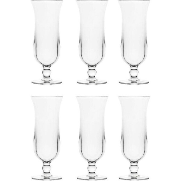 Polysafe Hurricane Cocktail Glass 400ml Set 6