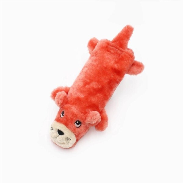 Zippy Paws Crusherz with Replaceable Plastic Squeaker Bottle Dog Toy - Otter