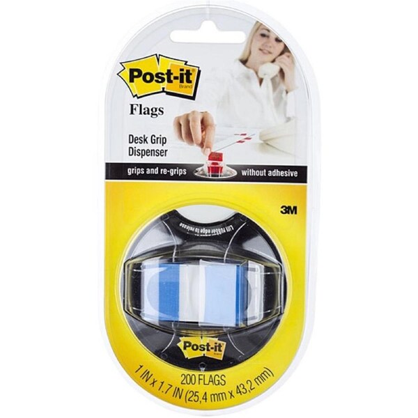 Post-It Flags Blue 25 x 43mm Desk Dispenser