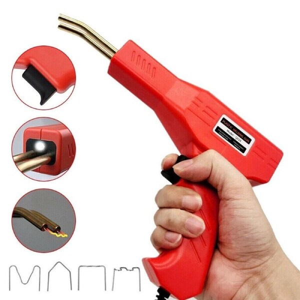 Plastic Welder Handy Garage Tool Repair Welding Kit Bumper Hot Stapler Machine