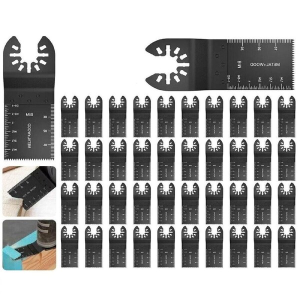 30pcs Oscillating Multi Tool Saw Blades Set Kit fit for Renovator Air Powertool