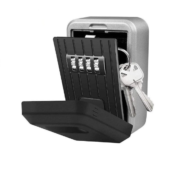 KWall Mounted Key Safe Box 4Digit Safe Outdoor Key Storag Organizer Model 1