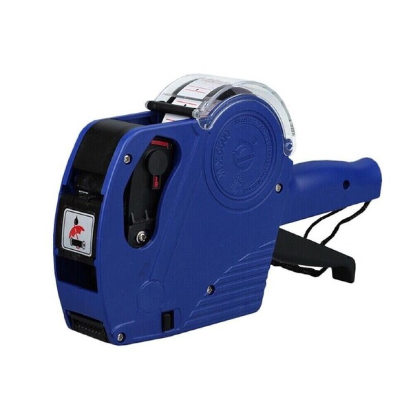 Price Tag Gun Labeller Pricing Machine Kit with 6 Rolls Labels and 5 Inks Roller