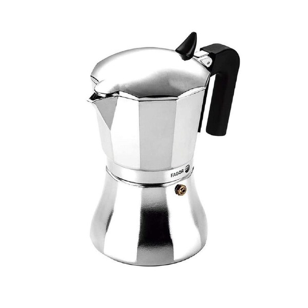 Coffee Espresso Maker Fagor Aluminium 3004 Stainless Steel - 12 Cup