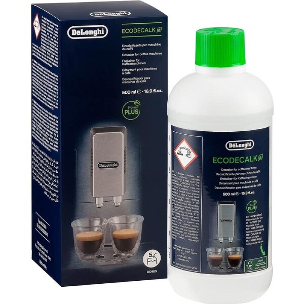 De Longhi Ecodecalk DLSC500 Natural Descaler for Coffee Machines 500ML Pack