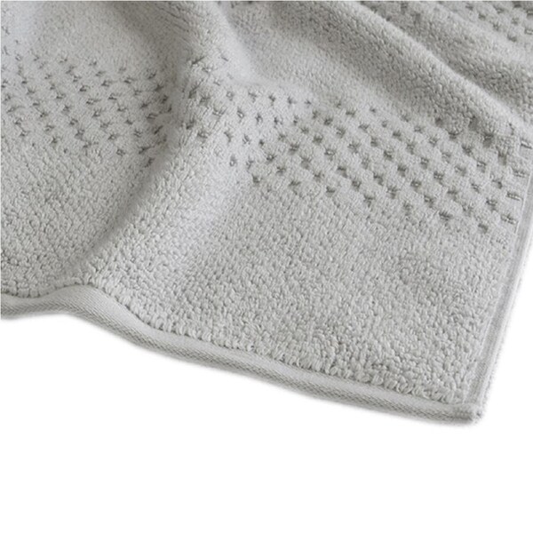 Algodon Portland 100% Cotton Bathroom/Bath Towel Towel Silver/Grey 68x140cm