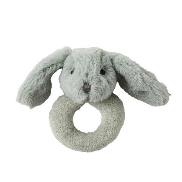 Jiggle & Giggle Green Bunny Handheld Shaker Sensory Toy Baby/Newborn Rattle 0+