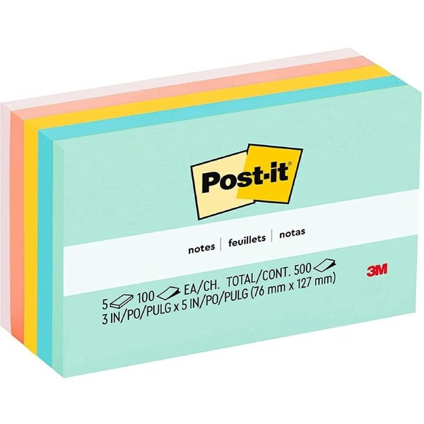 Post-It Notes Marseille 76 x 127mm 5-Pack