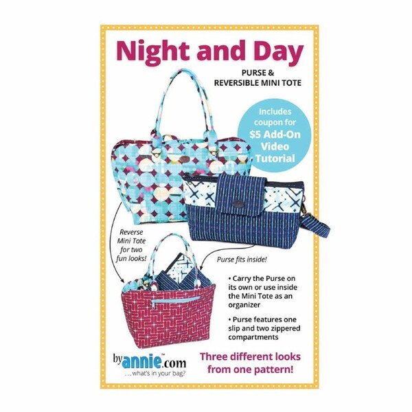 Quilting Sewing By Annie Night and Day Pattern Only