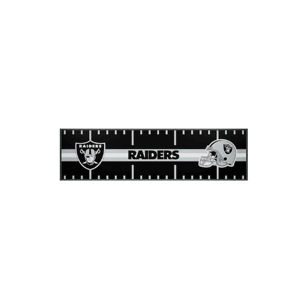 NFL Las Vegas Raiders Merchandise Bar/Kitchen Runner Counter Top Mat 89x24cm