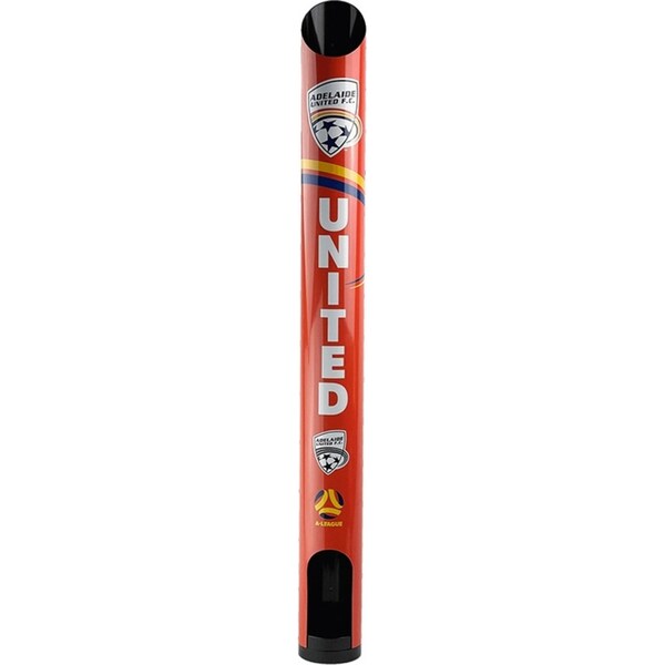 Adelaide United Football Club Stubby Holder Dispenser Storage Wall Mountable