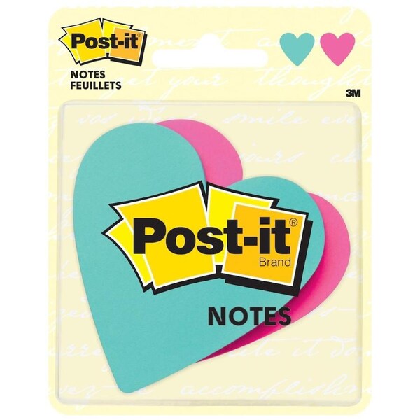 Post-It Super Sticky Heart Shaped Notes 2-Pack