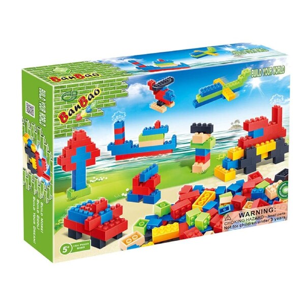 BanBao Build Your World - Creative Bricks 194 pieces set
