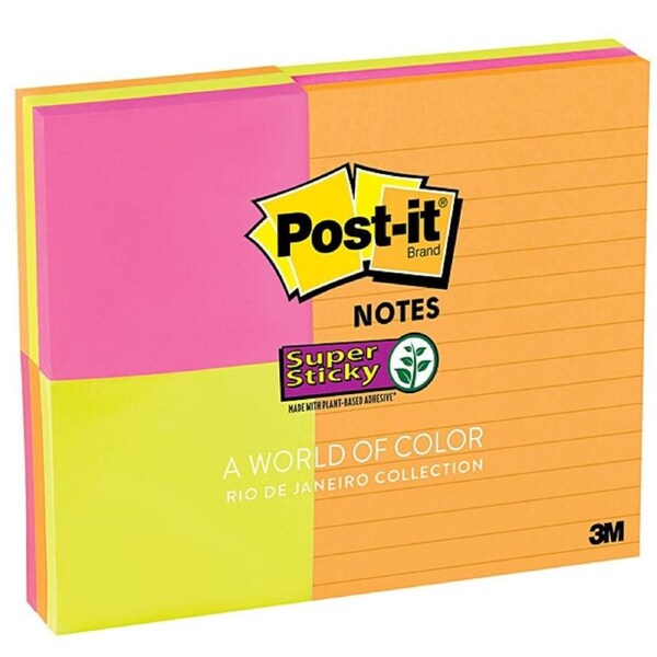 Post-It Super Sticky Notes Multi Combo 9-Pack
