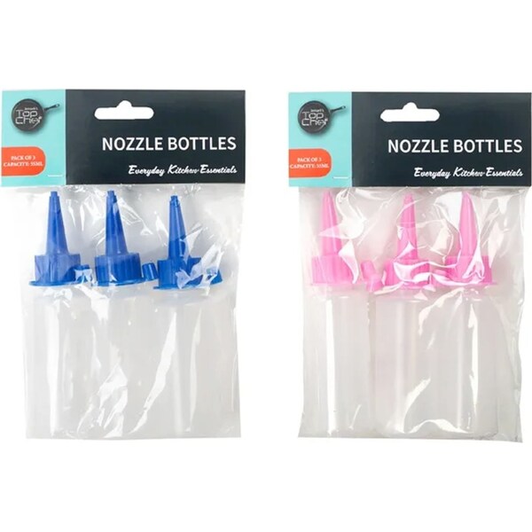 15x Long Nozzle Squeeze Bottle Plastic Icing Oil Grease Sauce Dispenser Pump Can