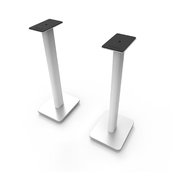 Kanto SP26PLW 26" Tall Bookshelf Speaker Floor Stands - Pair, White