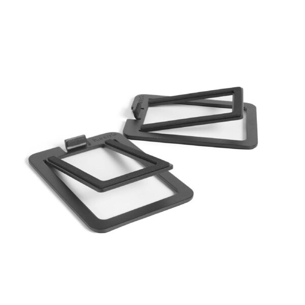 Kanto S2 Angled Desktop Speaker Stands for Small Speakers - Pair, Black