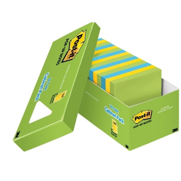 Post-It Pop-up Notes Jaipur 76 x 76mm 18-Pack