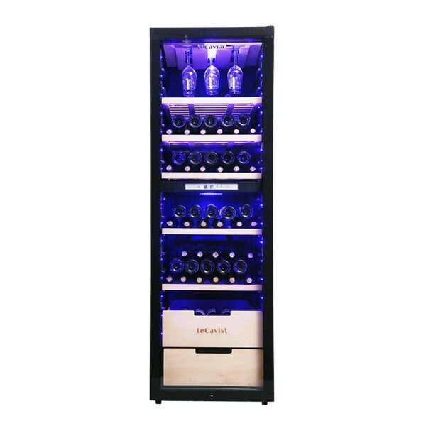Lecavist 226 Bottle Wine Fridge Dual Zone LCS230VN2Z1D