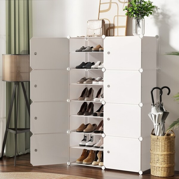 1 Artiss Shoe Rack 8 DIY Storage Cube