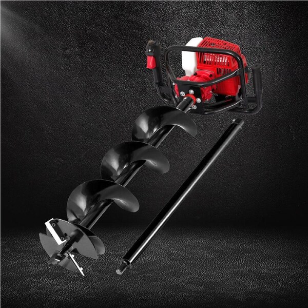 200mm Giantz Post Hole Digger Petrol Drill Extension Auger Bits