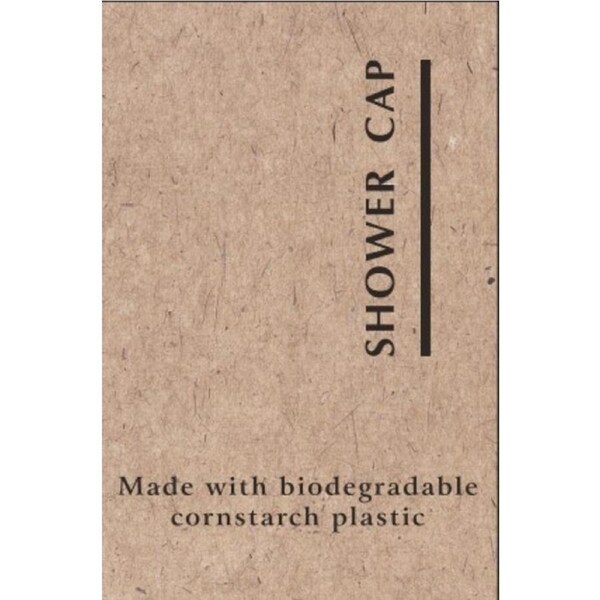 Cornstarch Shower Cap Kraft Paper Boxed x 250