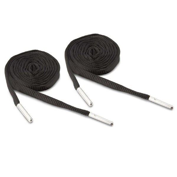 2x Forcefield Lifestyle Shoe Laces Pair Thick Durable Long Lasting Oval 45" BLK