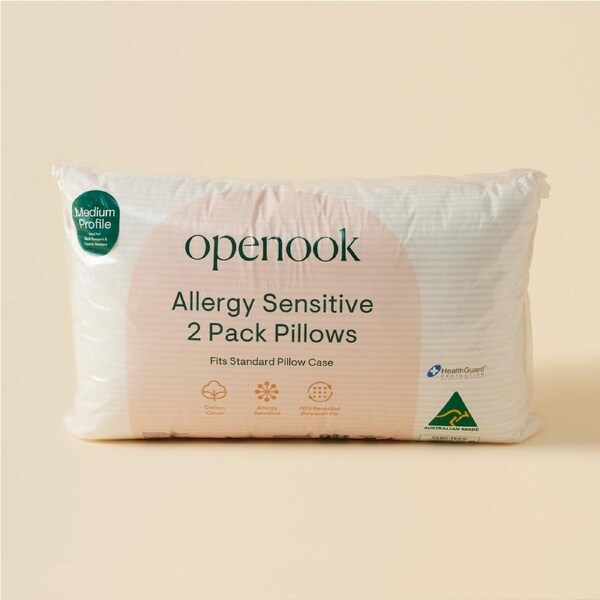 Openook Allergy Sensitive Pillows 2 Pack