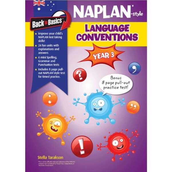 Back to Basics: NAPLAN-style Language Conventions Workbook - Year 3