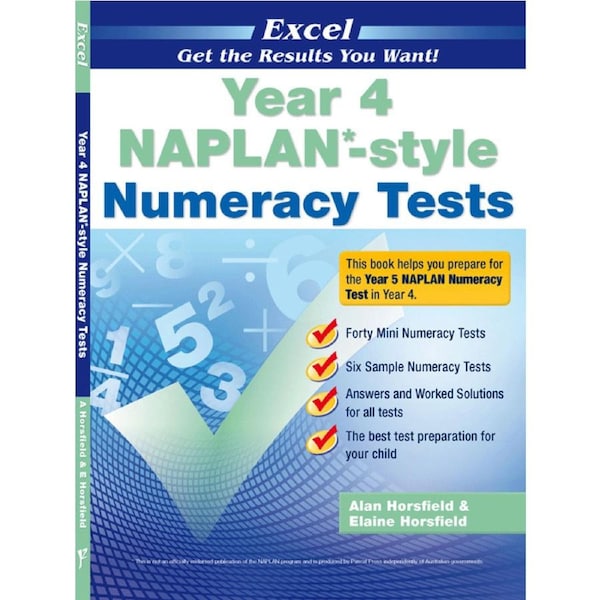 Excel NAPLAN-style Numeracy Tests Year 4