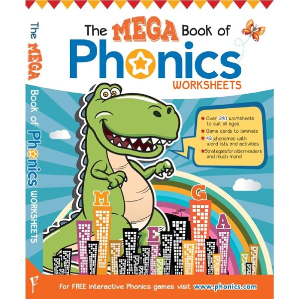 The Mega Book of Phonics Worksheets