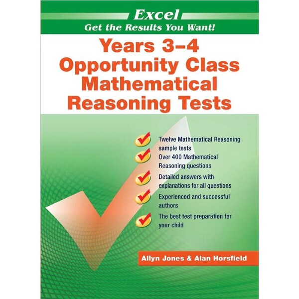 Excel Opportunity Class Mathematical Reasoning Tests Years 3-4