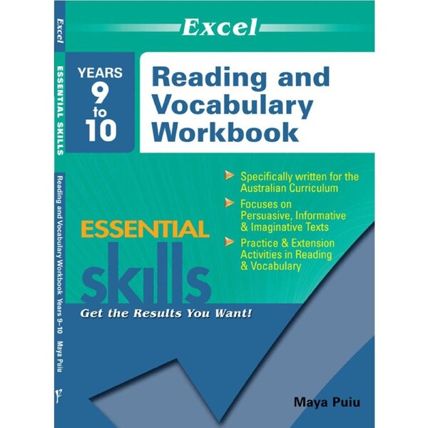 Excel Essential Skills: Reading and Vocabulary Workbook Years 9-10