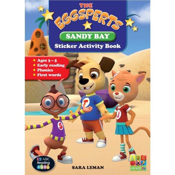The Eggsperts: Sandy Bay Sticker Activity Book - Ages 3-5