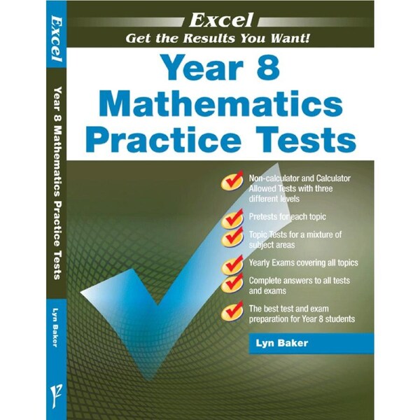 Excel Mathematics Practice Tests Year 8 - Brand New Edition