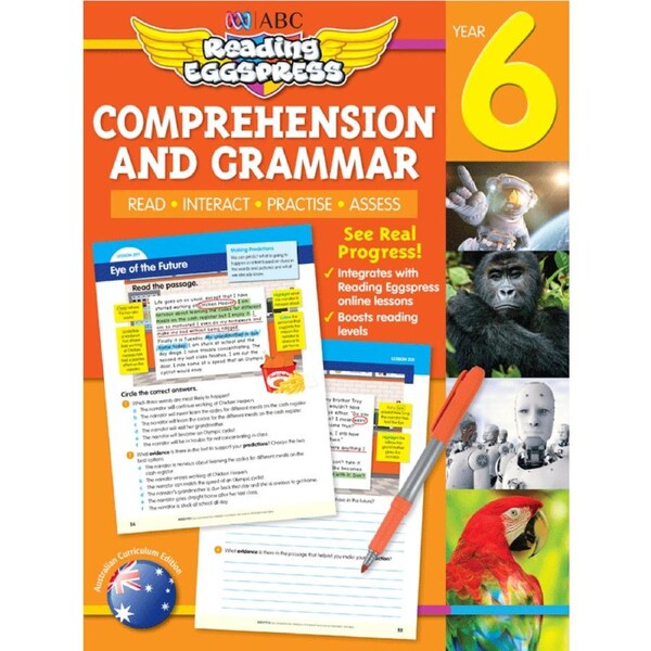 ABC Reading Eggspress: Comprehension and Grammar Year 6